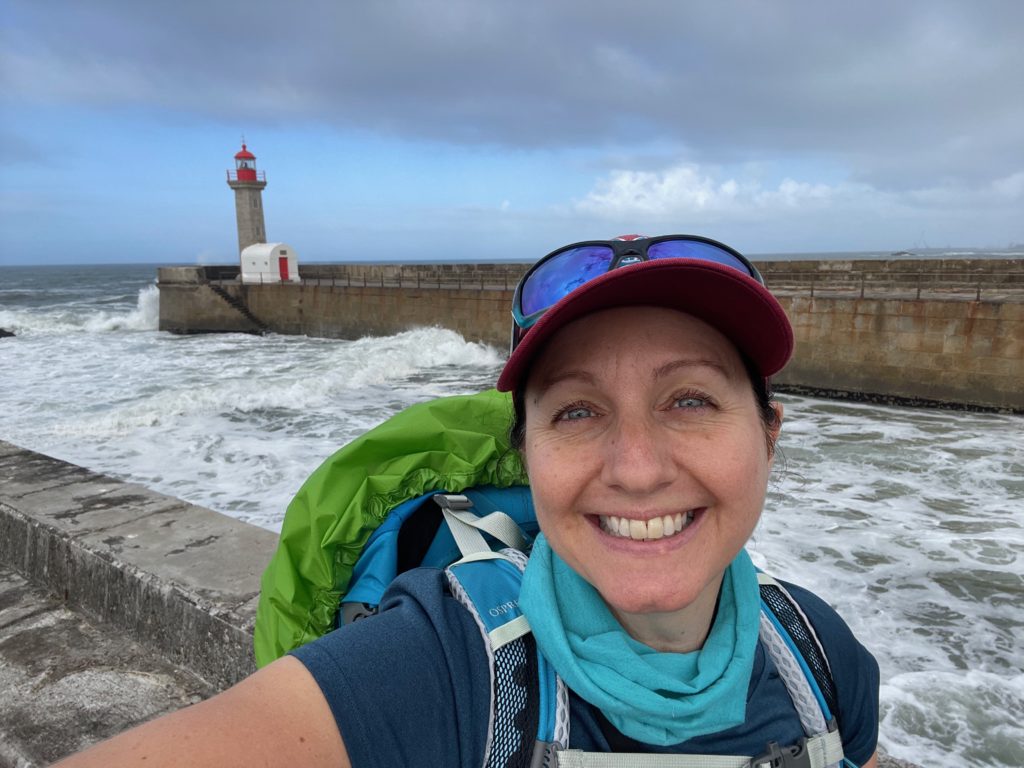 Jo Frances Penn in Porto on day 1 of the Camino de Santiago