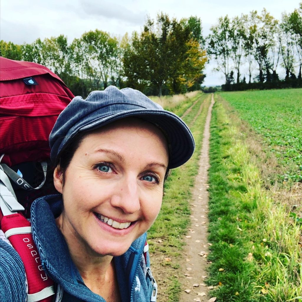 Jo Frances Penn on the Pilgrims' Way, England, Oct 2020