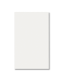 A slab style cabinet door and matching drawer front, painted in Sherwin Williams Extra White.
